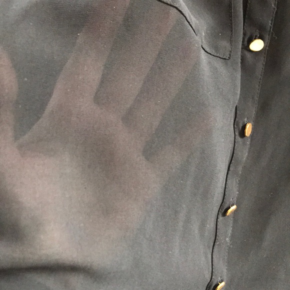 Forever 21 Black Blouse - Picture 5 of 6